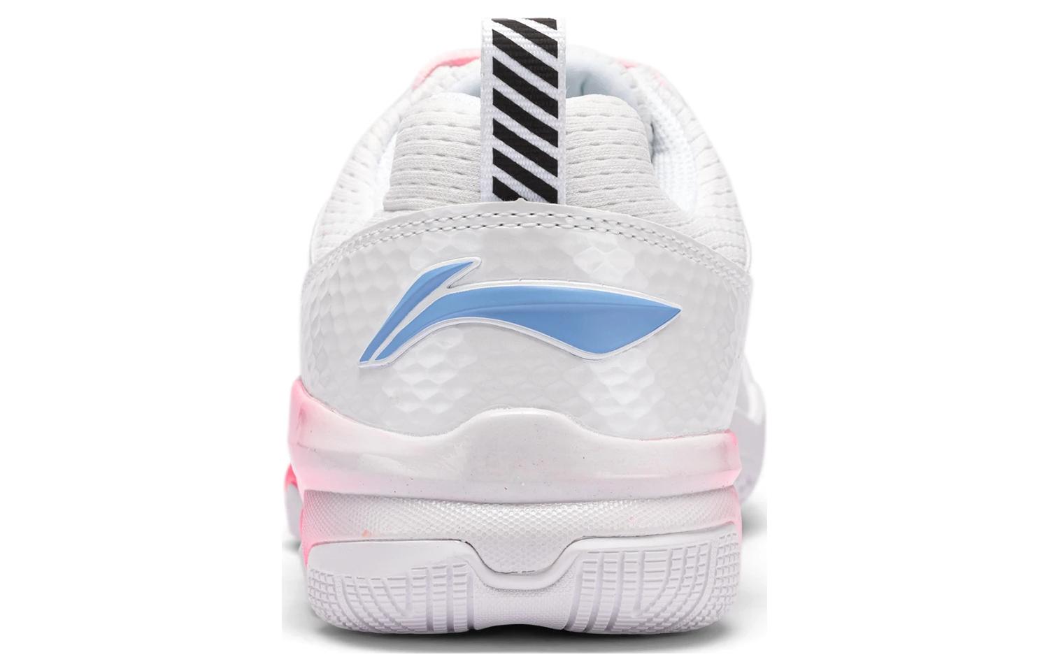 Li Ning Badminton Collection Low top Training Shoes Unisex White Pink