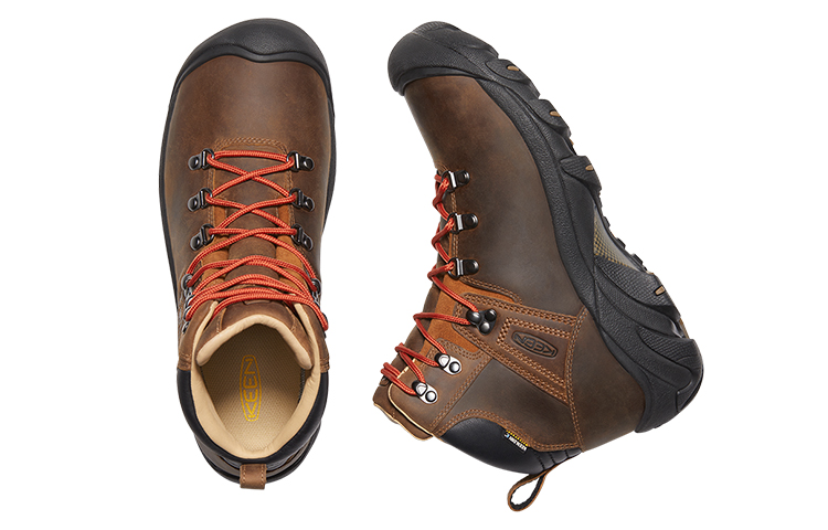 Keen Pyrenees Textile, Synthetic Leather, Leather Cushioning Slip Resistant Abrasion Resistant Waterproof