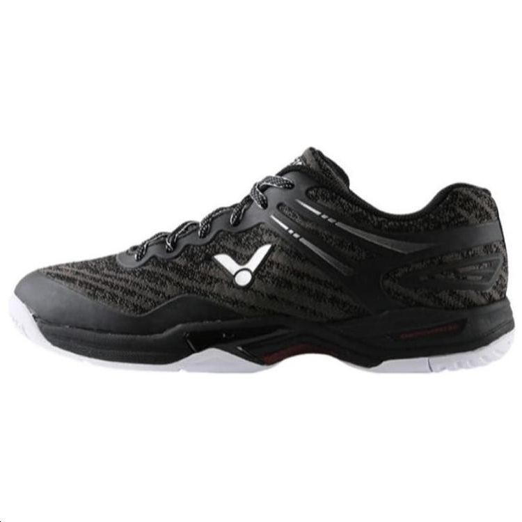 VICTOR Slip Resistant And Breathable Slip Resistant And Breathable Low top Badminton Shoes Unisex White Black