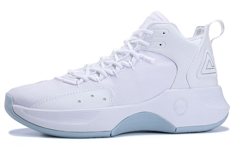 PEAK P MOTIVE Cushioning Slip Resistant Abrasion Resistant High top Basketball Shoes Women’s White