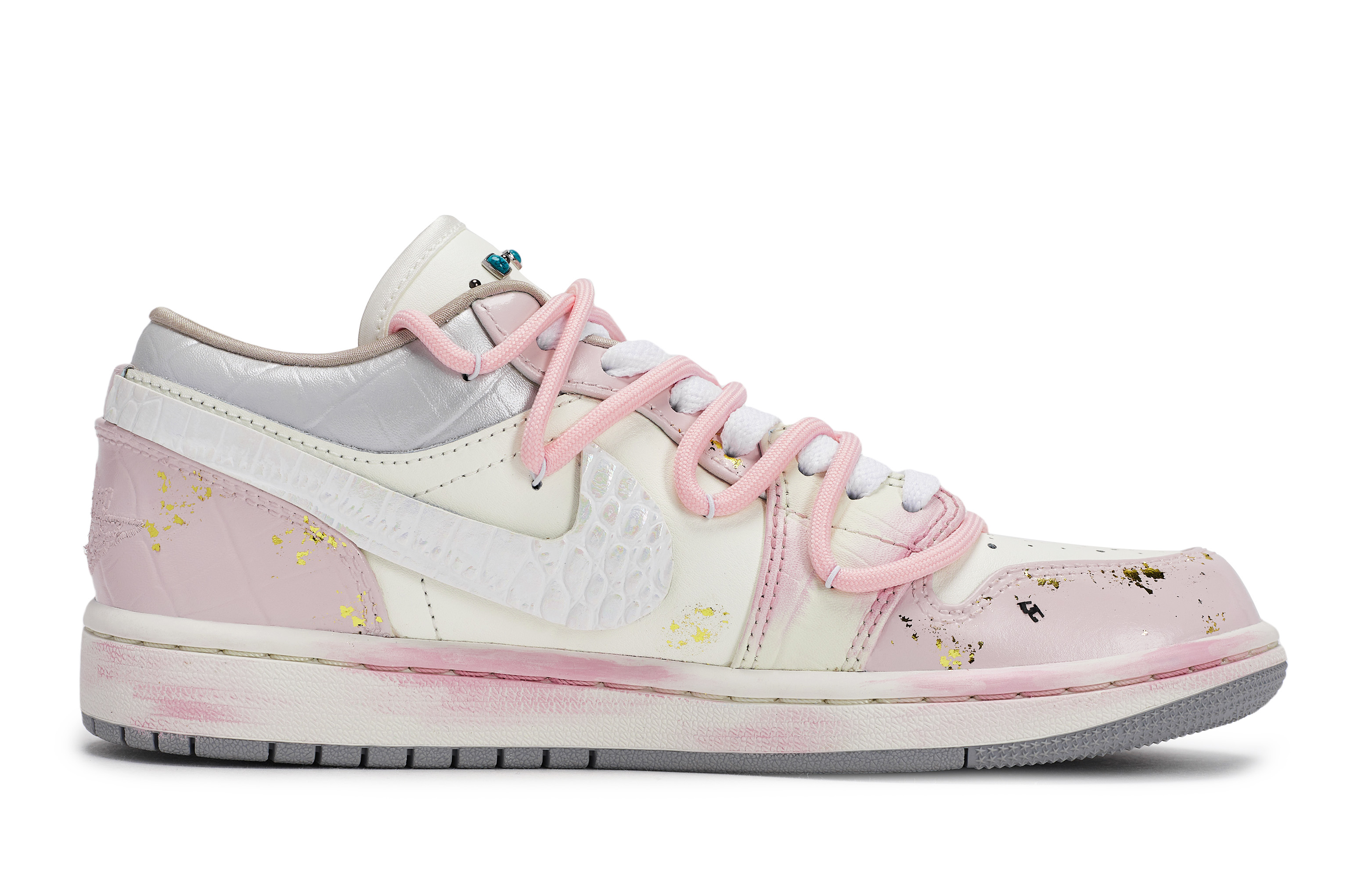 Jordan Air Jordan 1 811 Manufacturing, Heartbeat Fragment, Special Shoe Box Abrasion Resistant Abrasion Resistant