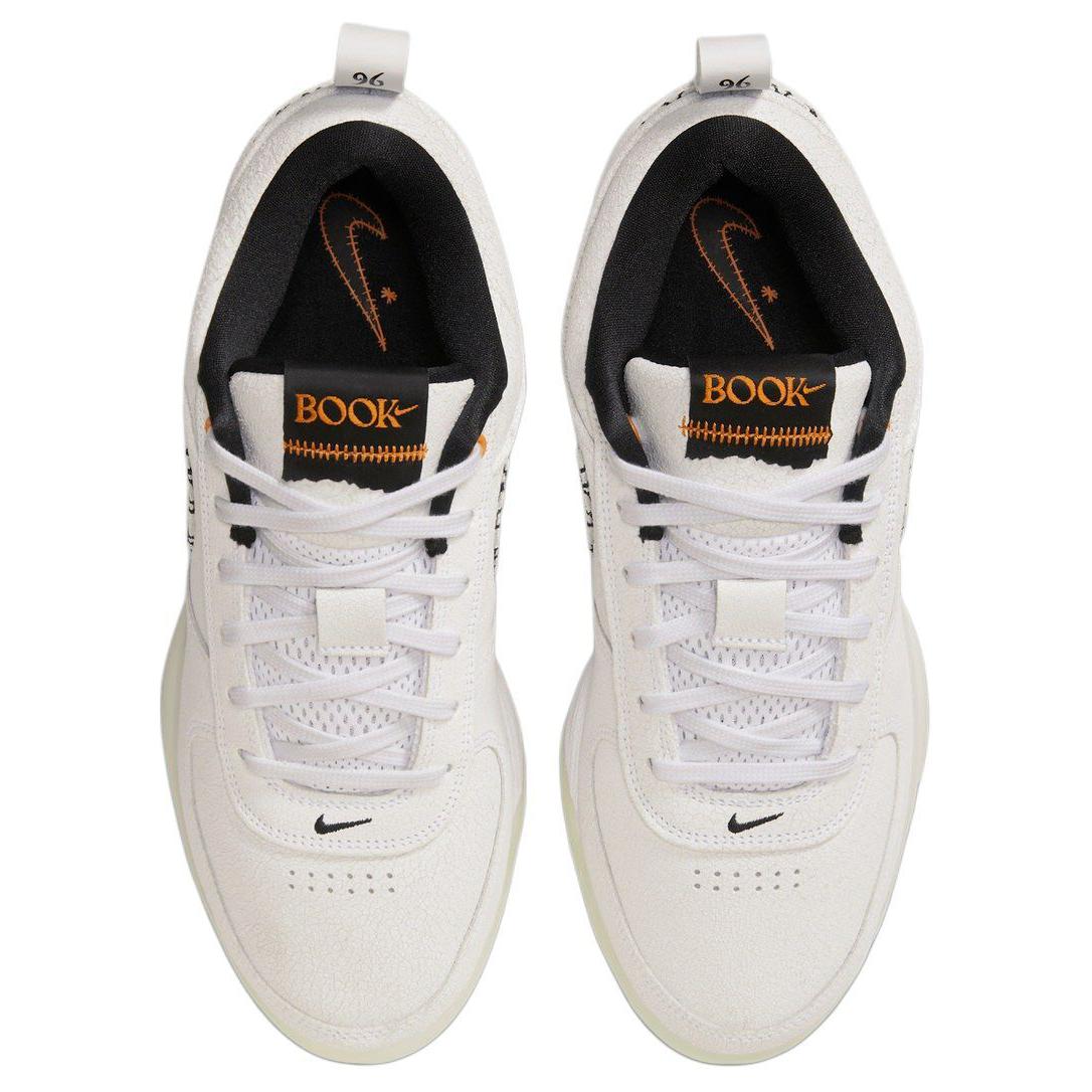 Nike Book 1 Slip Resistant Abrasion Resistant Low top Basketball Shoes Unisex White