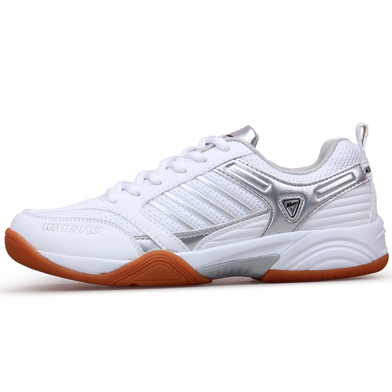 Warrior Textile, Synthetic Leather Competition Slip Resistant And Breathable Low top Badminton Shoes Unisex