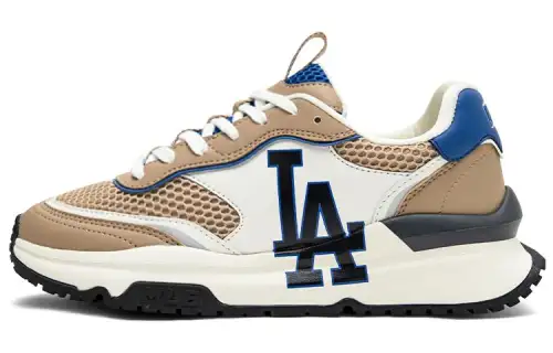 MLB Chunky Runner Leather Slip Resistant, Abrasion Resistant, Height Increasing Low top Chunky Sneakers Unisex
