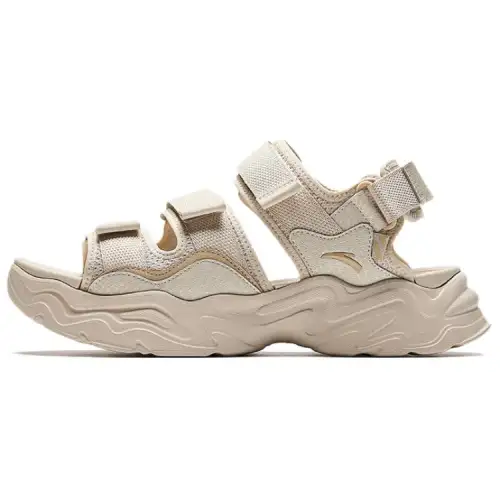 Anta Beach Sandals Unisex Beige