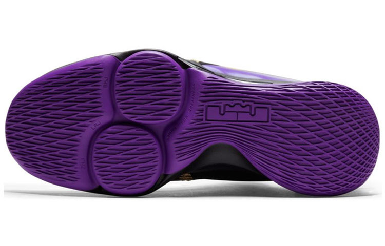 Мужские кроссовки Nike LeBron Witness 5 EP (черно-фиолетовые) — фото 6