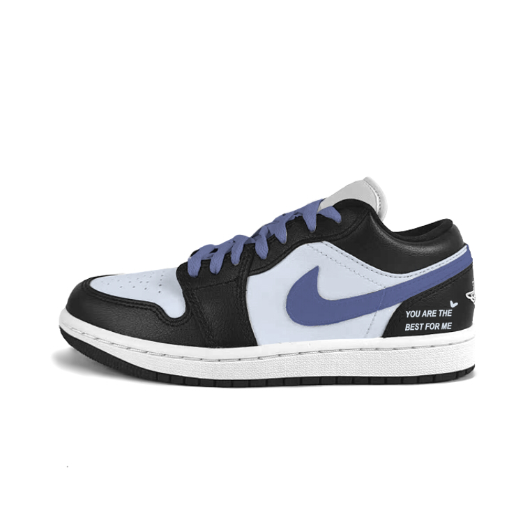 Jordan Air Jordan 1 Slip Resistant, Abrasion Resistant, Lightweight Low top Vintage Basketball Shoes Women’s Black