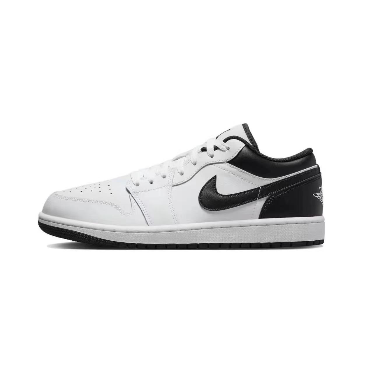 Jordan Air Jordan 1 Leather Slip Resistant Coverage Balance Impact Resistant Low top Vintage Basketball Shoes Men’s