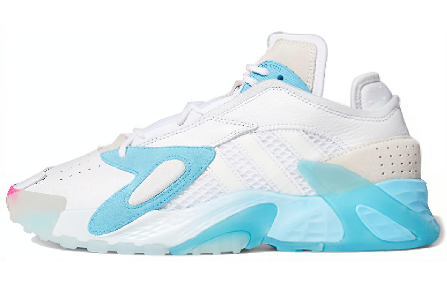Унисекс кроссовки adidas originals Streetball (серо-голубые) — фото 1