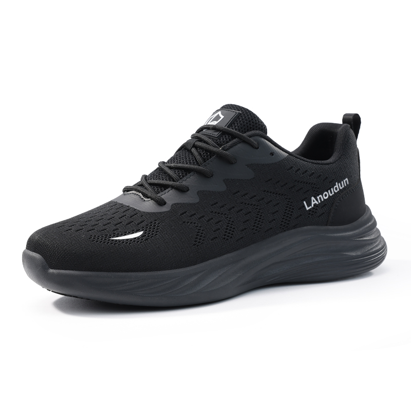 LANOUDUN Slip Resistant And Breathable Low top Casual Shoes Black