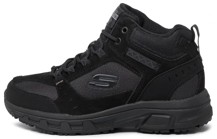 Skechers Mid top Mountaineering Hiking Shoes Men's Black