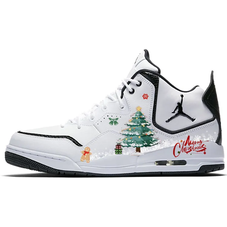 Jordan Courtside 23 Vintage Basketball Shoes Men's Mid Top White/Black