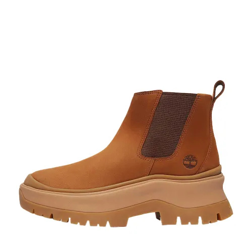 Timberland Roxie Lane Leather Ankle Length Chelsea Boots Women's Brown