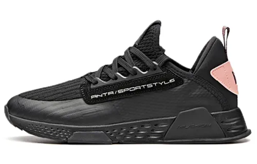 ANTA Training Shoes Women's Low Top Black/Nude Pink