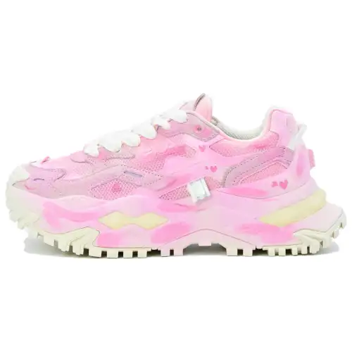 FILA Fusion BIANCO, Early Spring Love Season Slip Resistant Abrasion Resistant Coverage Low top Chunky Sneakers