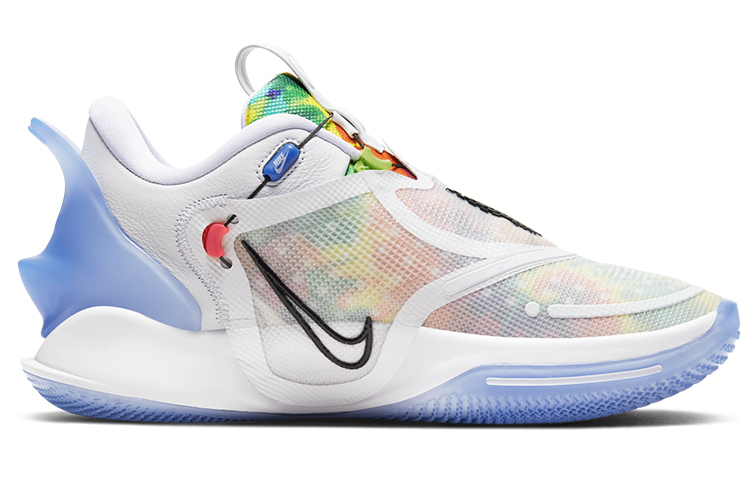 Мужские кроссовки Nike Adapt bb 2.0 "Tie-Dye" TPU (синий, белый) — Синий / белый — фото 2
