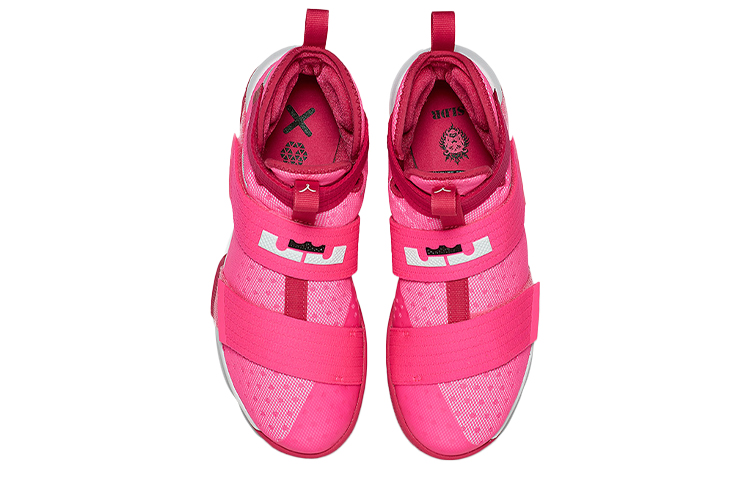 Мужские кроссовки Nike zoom soldier 10 LeBron EP "Think Pink" (розовые) — фото 4