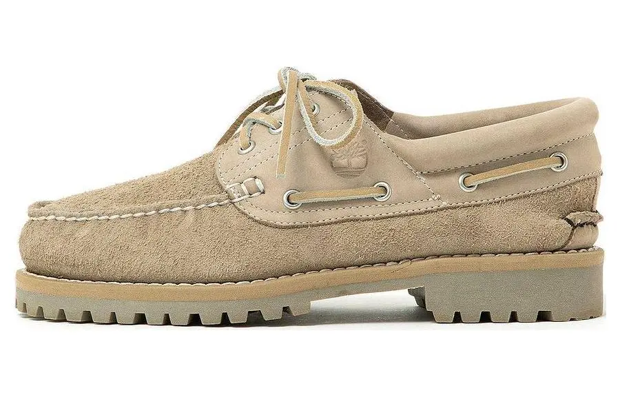 Timberland x Nonnative 3 Eye Boat Shoes Men's Light Beige