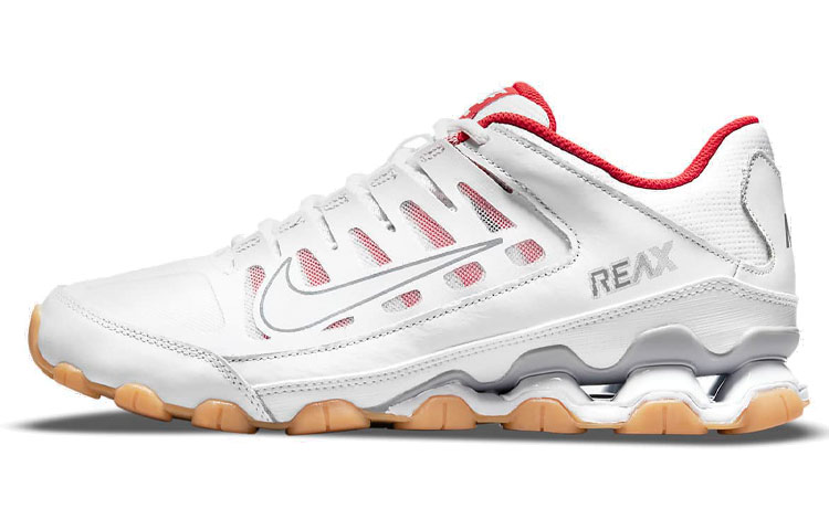 Nike Reax 8 Tr White Wolf Grey Chile Red