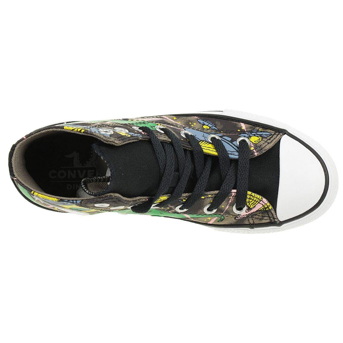 Женские кеды Converse Chuck Taylor All Star Interstellar Dinos High Top (зеленые) — фото 3