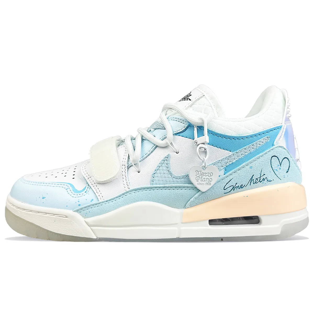 Jordan Legacy 312 Slip Resistant Abrasion Resistant Slip Resistant Abrasion Resistant Mid top Vintage Basketball Shoes