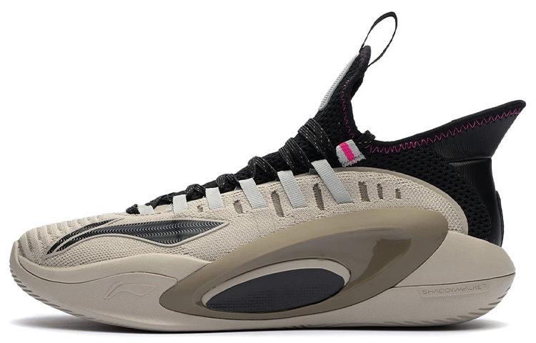 Li Ning Phantom Textile, Synthetic Leather, TPU Cushioning Slip Resistant Abrasion Resistant Coverage Support Low top
