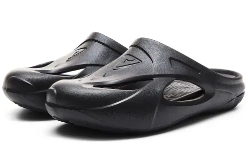 PEAK Taichi Flying Fish River Trekking Shoes Support Anti Collision Slippers Men's All Black