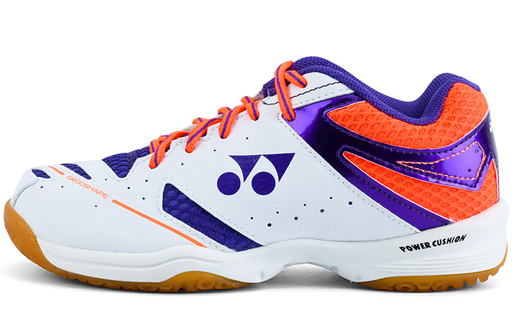 YONEX Badminton Shoes Unisex Low Top White Purple