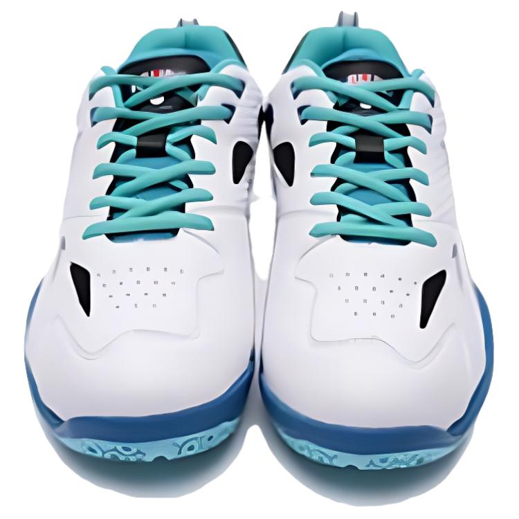 RSL Cushioning Slip Resistant Abrasion Resistant Low top Badminton Shoes Men’s White Green