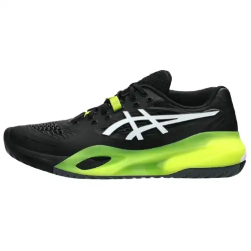 ASICS GEL RESOLUTION X Low top Tennis Shoes Men's Black Green