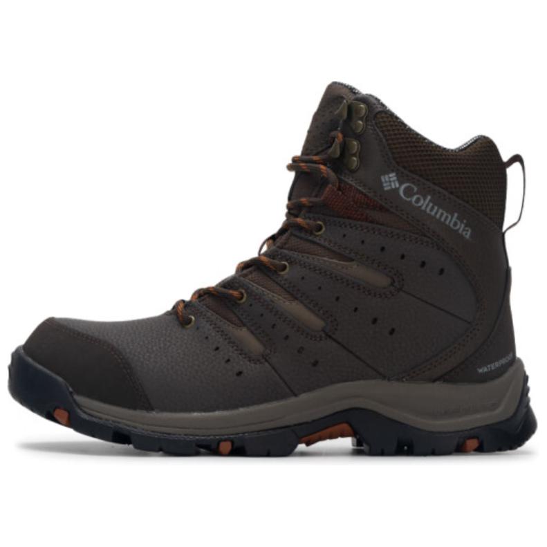 Columbia Slip Resistant Abrasion Resistant Slip Resistant Abrasion Resistant High top Hiking Shoes Men’s Umber