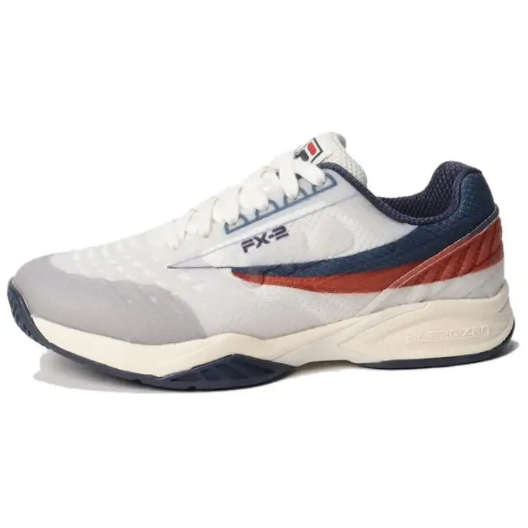 FILA Axilus 2 Cushioning, Wear Resistant Low top Tennis Shoes Unisex White