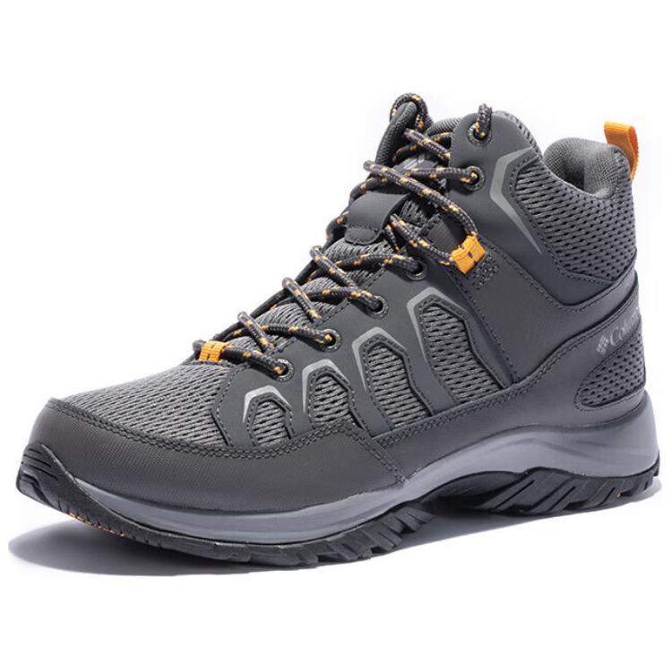 Columbia Slip Resistant Abrasion Resistant Mid top Hiking Shoes Men’s Gray