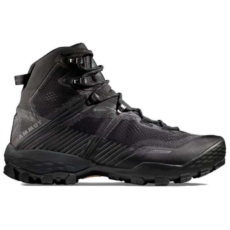 MAMMUT Ducan 2 Slip Resistant Abrasion Resistant High top Hiking Shoes Men’s Black