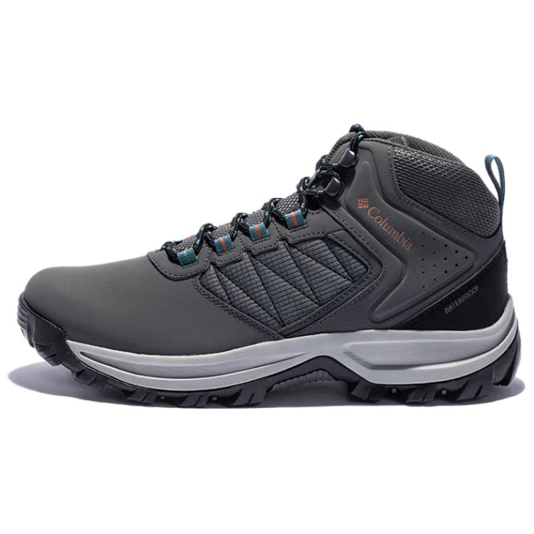Columbia Slip Resistant Abrasion Resistant Mid top Hiking Shoes Men’s Dark Gray