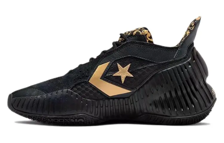 All Star Bb Prototype Cx Converse Mid 'Black Gold Baroque'