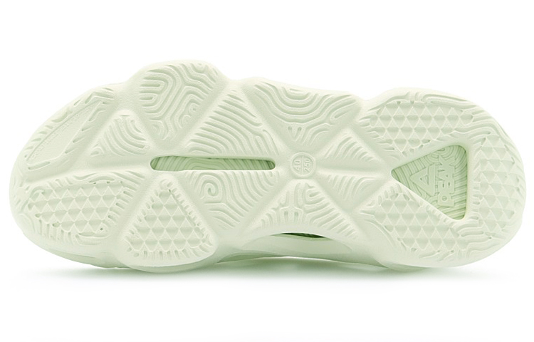 PEAK State Extreme Triangle 2.0 Taichi, Trendy Versatile EVA Comfortable Sports Sandals Men's Clear Mind Green