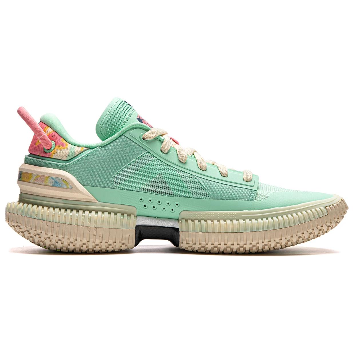 Li Ning Slip Resistant Abrasion Resistant Low top Basketball Shoes Men’s Cooling Green
