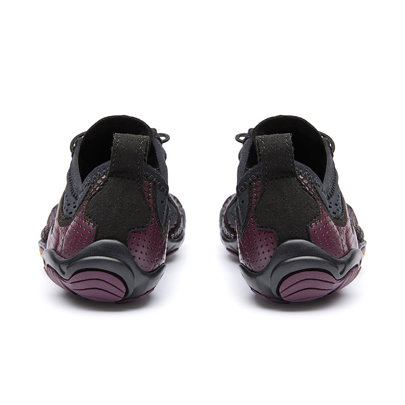 Vibram V RUN Abrasion Resistant, Breathable, Lightweight Low top Training Shoes Women’s Black Purple