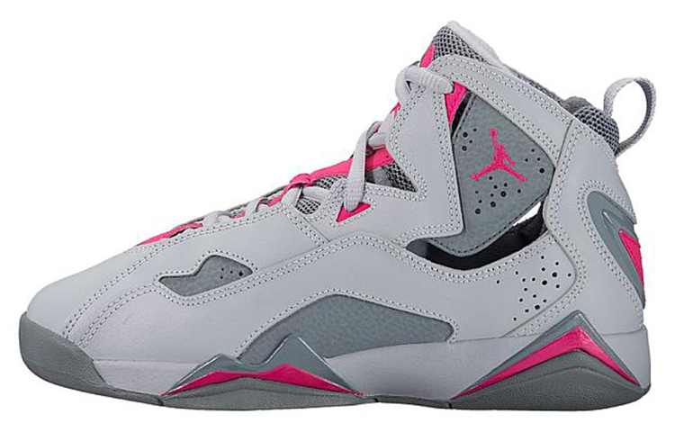 Air Jordan True Flight 'Grey Pink' Gs