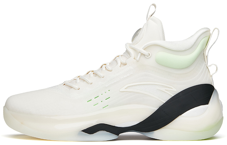 Anta Anta KT7 Blank Textile Synthetic Leather TPU Shock Absorbing Anti-Slip Wear Resistant Wrapping Support Rebound High Top Nitrogen Technology/Smart SAM Basketball Shoes Men's White