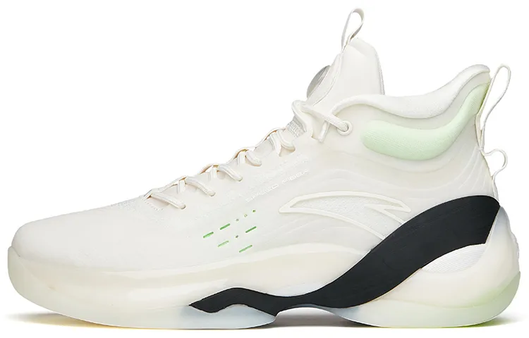ANTA KT7 Basketball Shoes Men's High Top White/Black/Green
