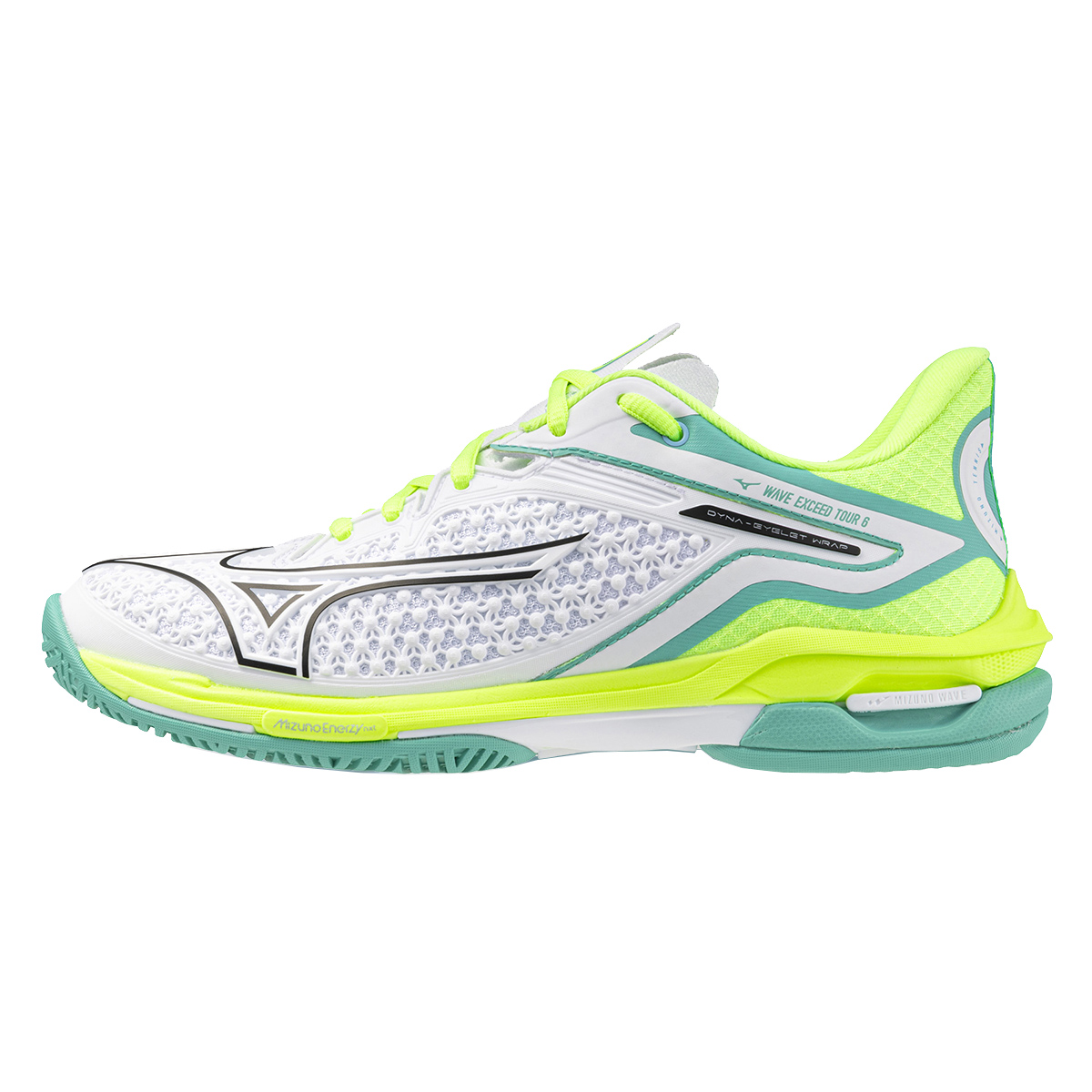 Mizuno Wave Exceed Tour 6 Cushioning Slip Resistant Abrasion Resistant Tennis Shoes Women’s Neon Green