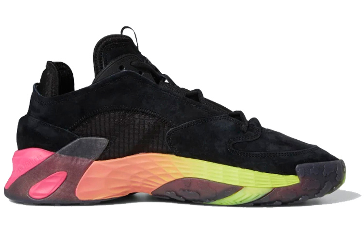 Кроссовки adidas originals Streetball (черно-желто-оранжево-розовый) — фото 2