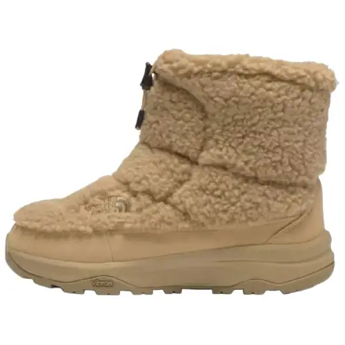THE NORTH FACE Nuptse Abrasion Resistant Slip Resistant Short Snow Boots Women's Brown