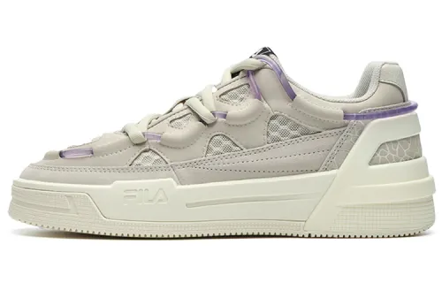 FILA Salto Comfortable Wear resistant And Lightweight Low top Vintage Basketball Shoes Women's Oat