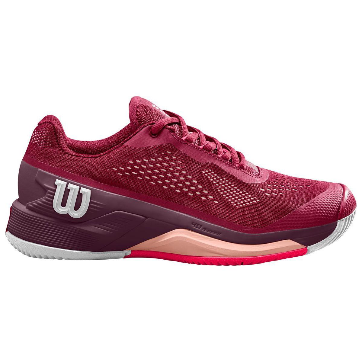Wilson Rush Pro 4.0 Comfortable Low top Tennis Shoes Women’s Red