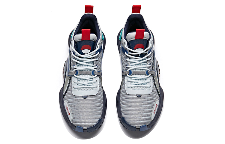 ANTA Basketball Shoes Men’s Low Top Gray/Blue