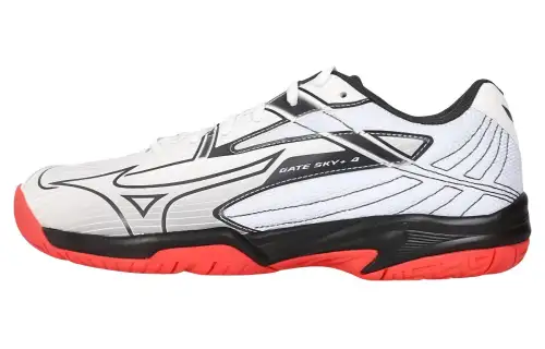Gate Sky Mizuno Plus 4 Wide 'White Fiery Coral'