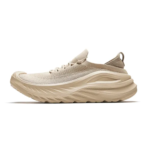 Anta Variety Training Collection Slip Resistant, Abrasion Resistant, Breathable Low top Training Shoes Men's Beige